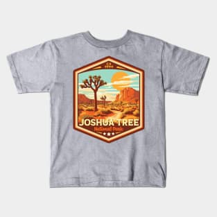 Joshua Tree  National Park Vintage WPA Style National Parks Art Kids T-Shirt